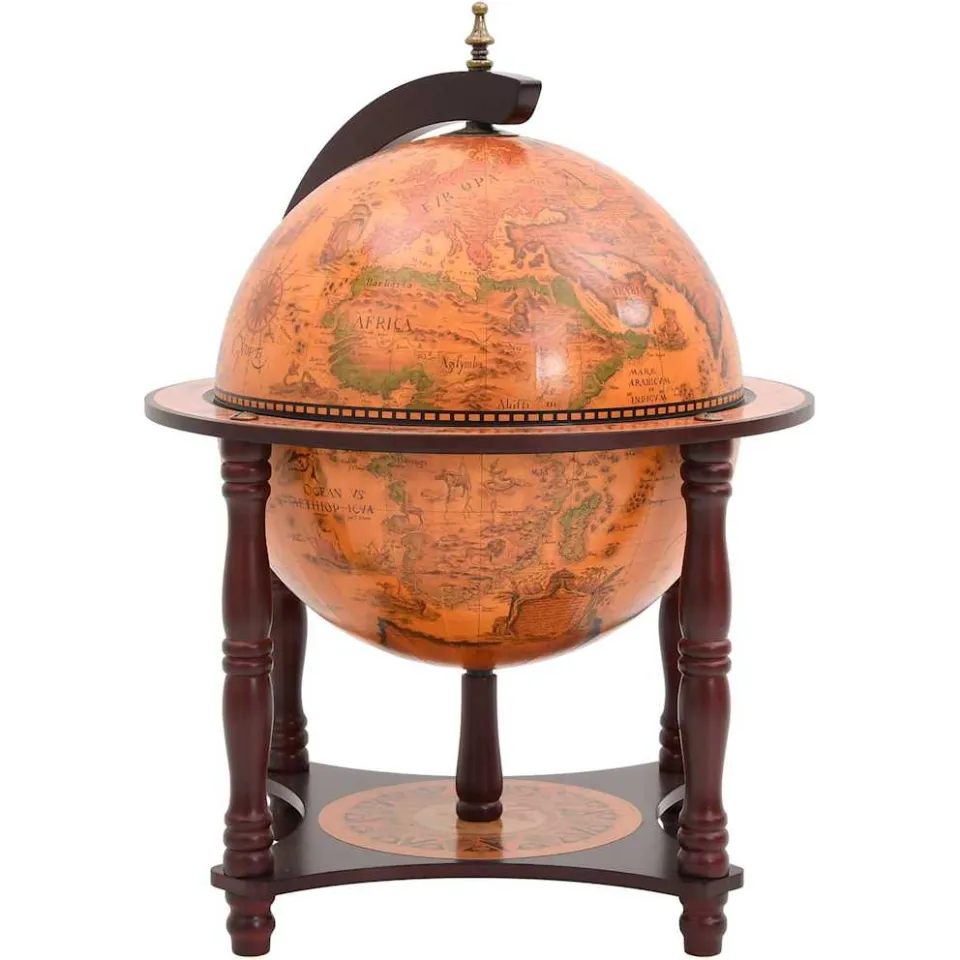vidaXL Globebar massief eucalyptushout bruin, foto 3