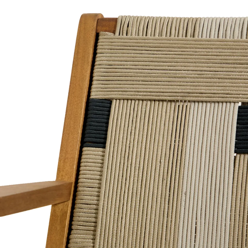 NOUS Garden loungestoel Arte beige/ zwart, foto 6
