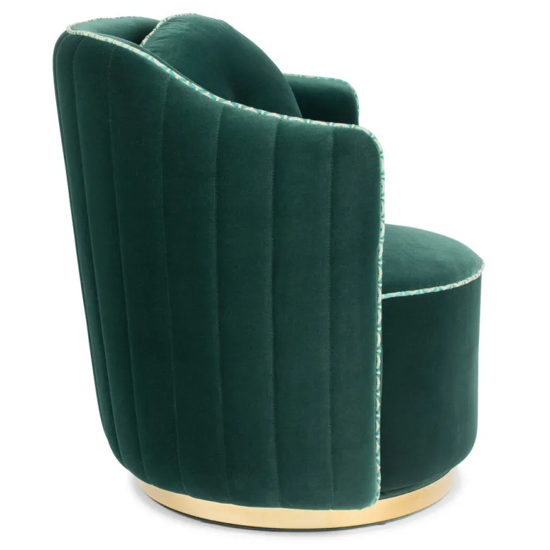 Bold Monkey Sassy Granny fauteuil donkergroen groen, foto 3