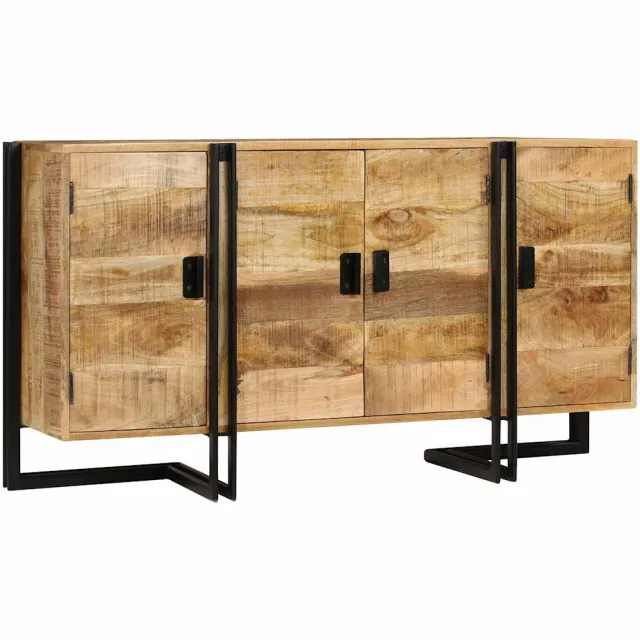 vidaXL Dressoir 150x40x80 cm massief mangohout Bruin