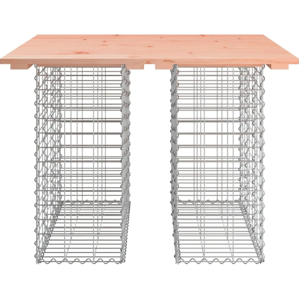 vidaXL Tuintafel schanskorfontwerp 100x102x72 cm massief douglashout Bruin