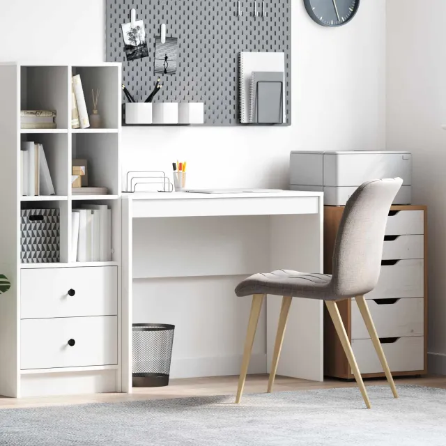 vidaXL Bureau Wit 90 x 40 x 76 cm