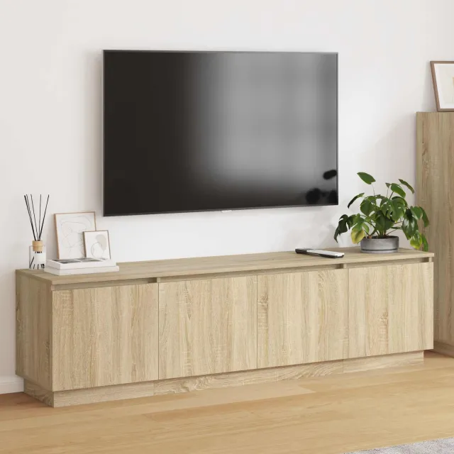 vidaXL TV-kast 180 x 38 x 49 cm Sonoma Eiken Bewerkt hout, foto 2