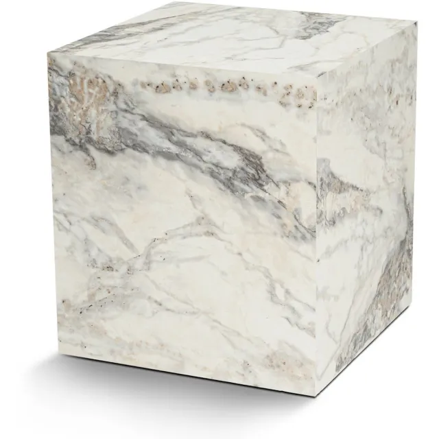 Skye Decor , Bijzettafel, Küp - Freesia Marble, MDF, Fresia marmer, 45 x 45 x 50 cm Freesienmarmor