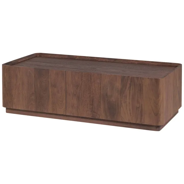 WOOOD Volu Salontafel - Mangohout - Bruin - 39x130x60 brown