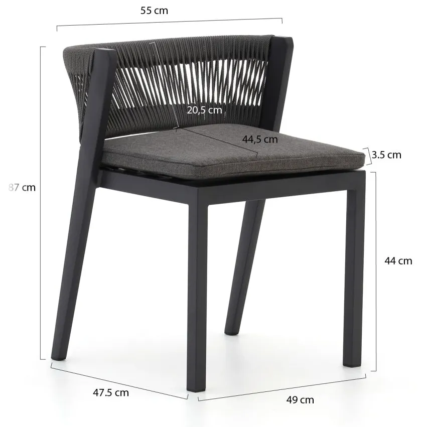 Manifesto Furniture Manifesto Borsea balkonset 3-delig grijs, foto 2