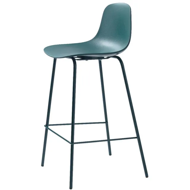 Nordic Home Lara barstoel - petrolblauw