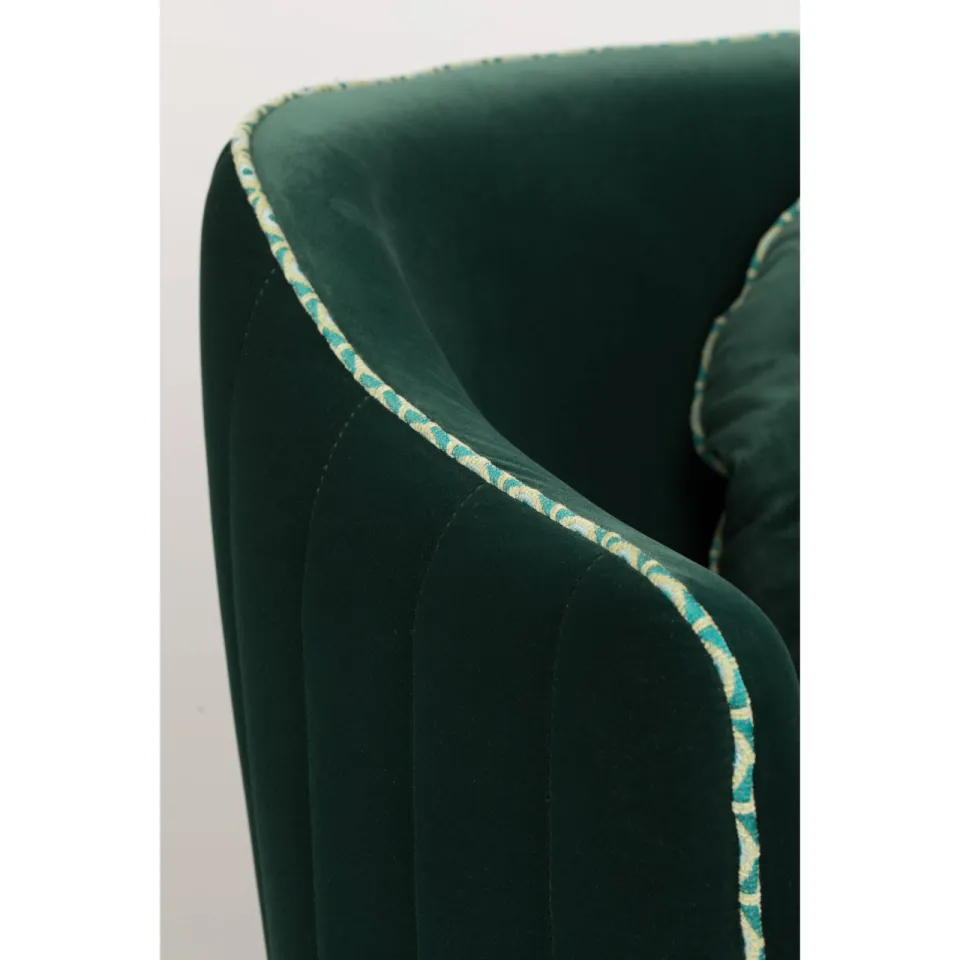 Bold Monkey Sassy Granny fauteuil donkergroen groen, foto 6
