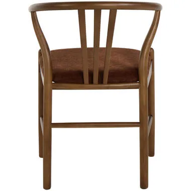 Kwantum Forchetta houten eetkamerstoel bruin, foto 2
