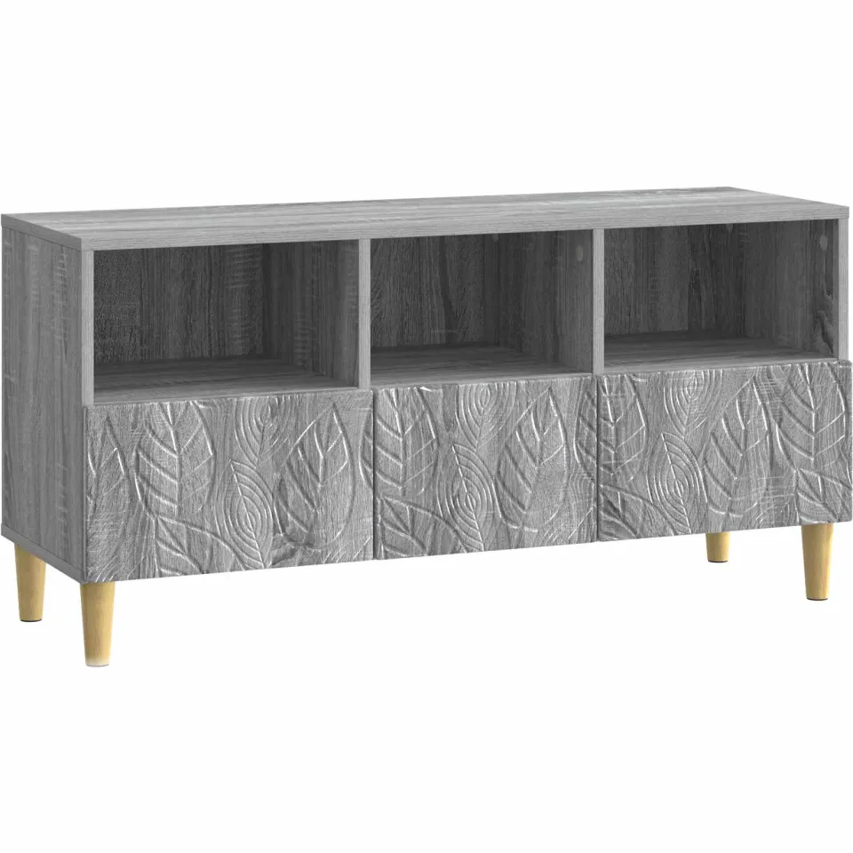 vidaXL TV-kast 102 x 34,5 x 50 cm Grijs Sonoma Bewerkt hout