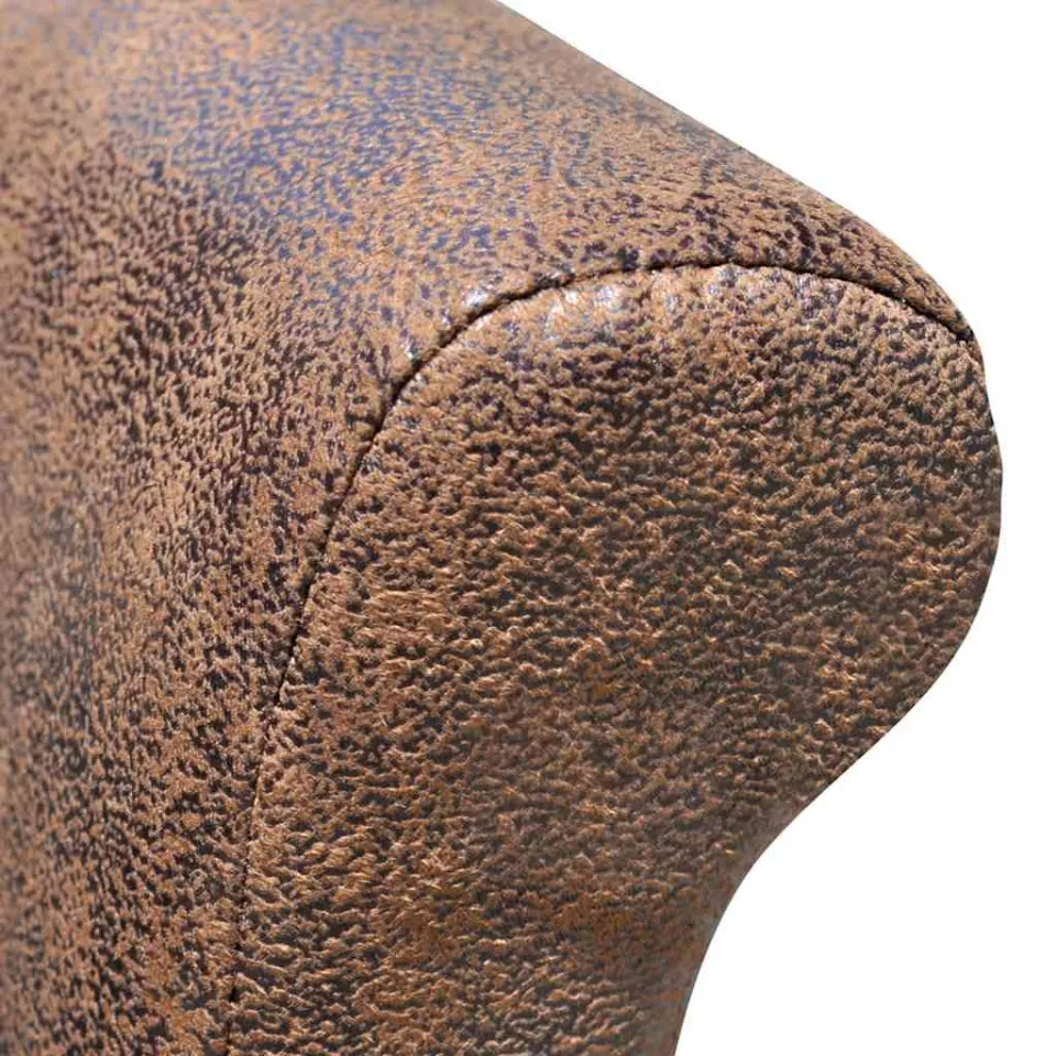 vidaXL Eetkamerstoelen 4 st kunstleer bruin, foto 4