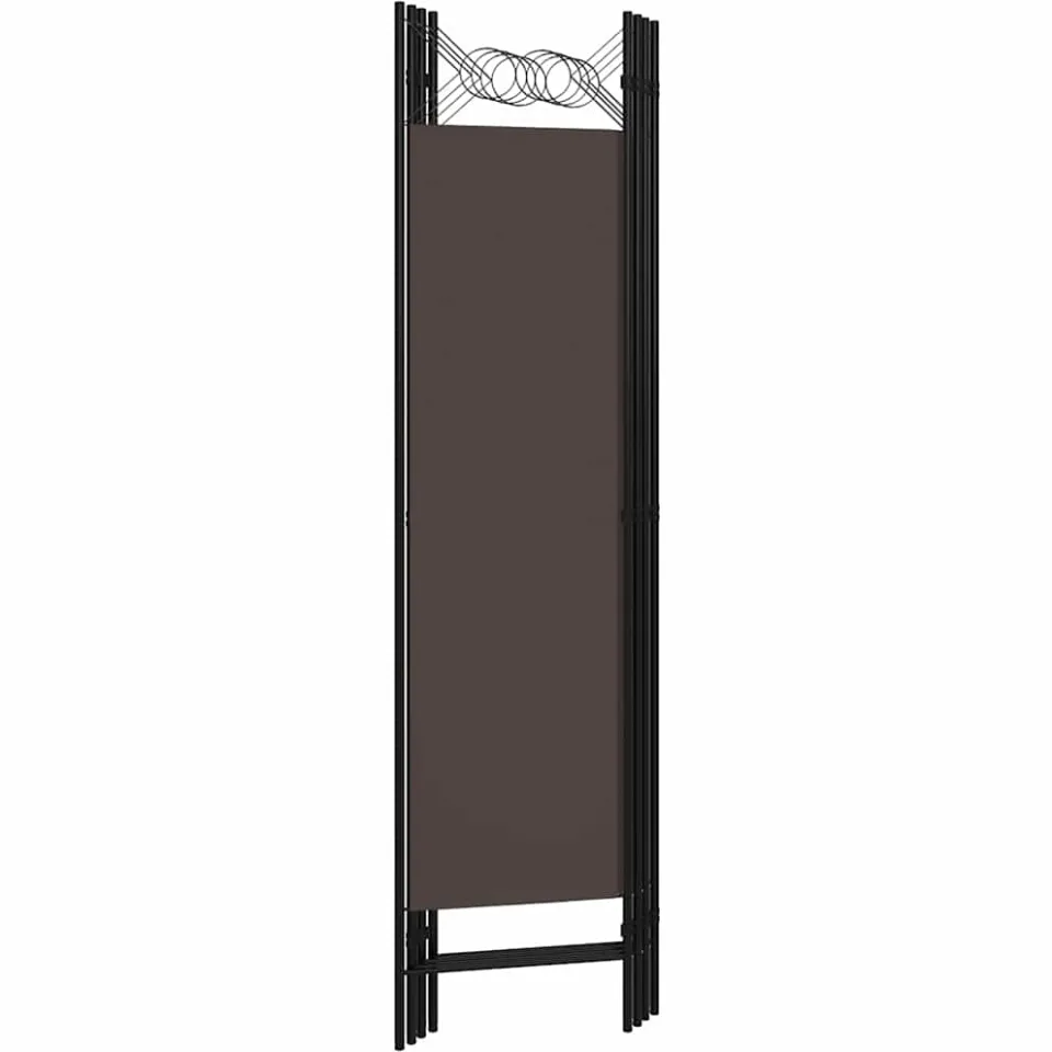 vidaXL Kamerscherm met 4 panelen 160x180 cm bruin, foto 3