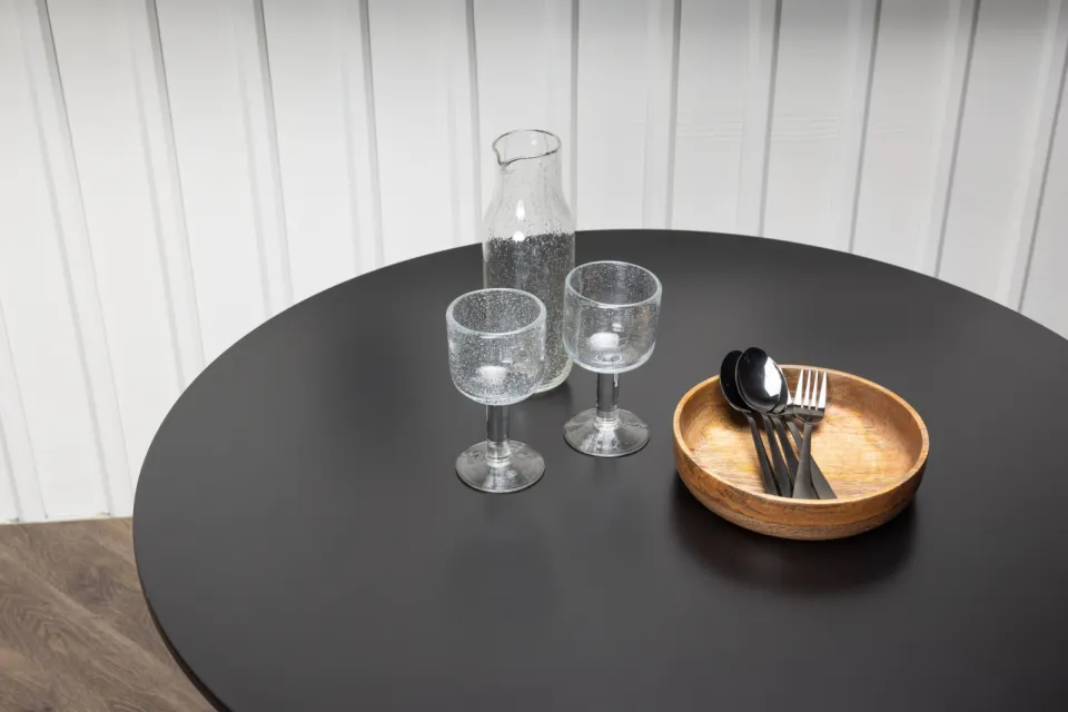 Nohr Ronde Bistrotafel 'Austina' 90cm, kleur Zwart, foto 5