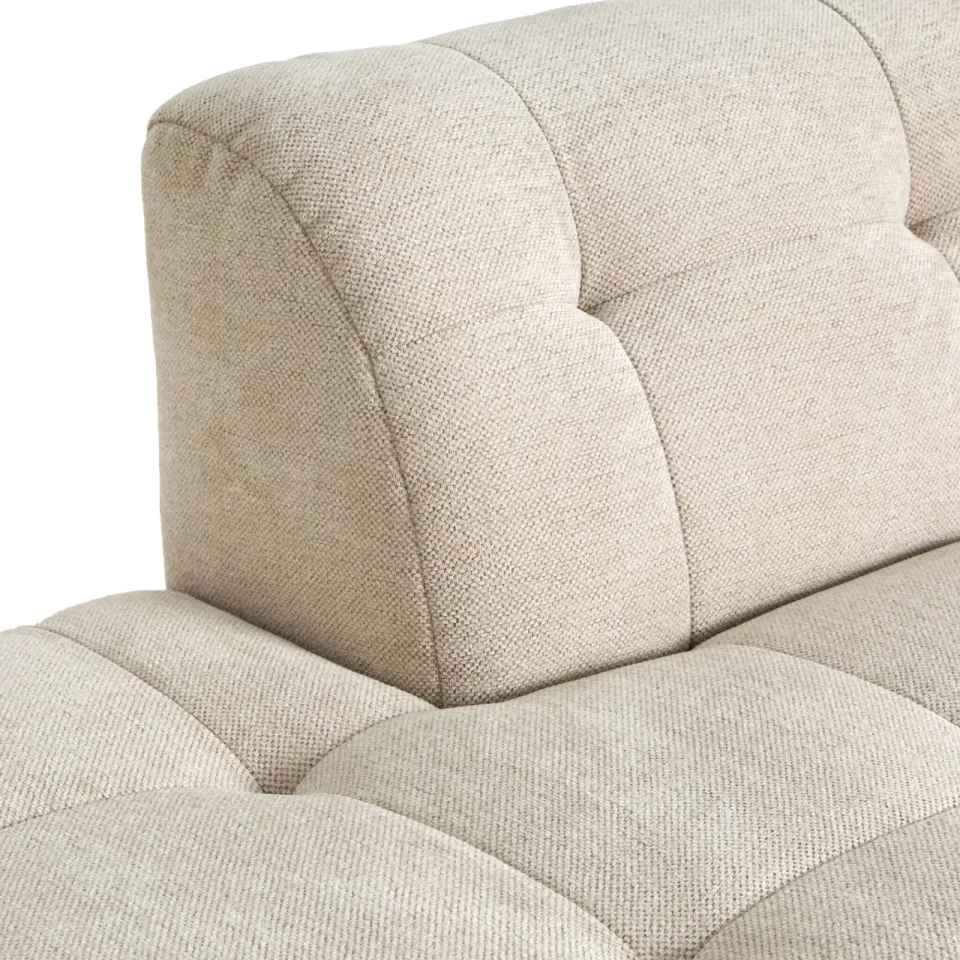 NOUS Living hoekbank met ronde hoek Aura - beige, foto 6
