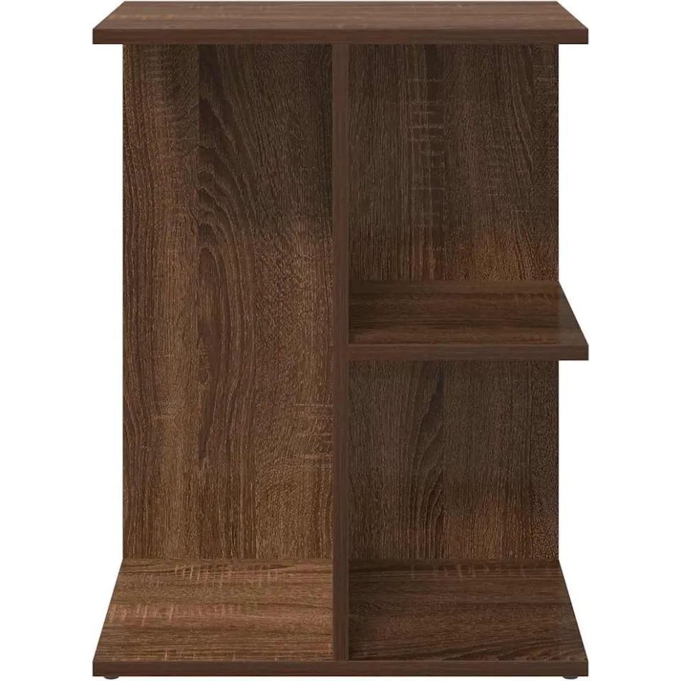 vidaXL Nachtkastjes 2 st 46,5x29x61 cm bewerkt hout bruin eikenkleur, foto 4