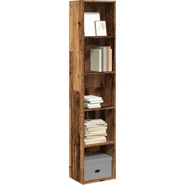 vidaXL Boekenkast 40x30x189 cm bewerkt hout oud houtkleurig Bruin