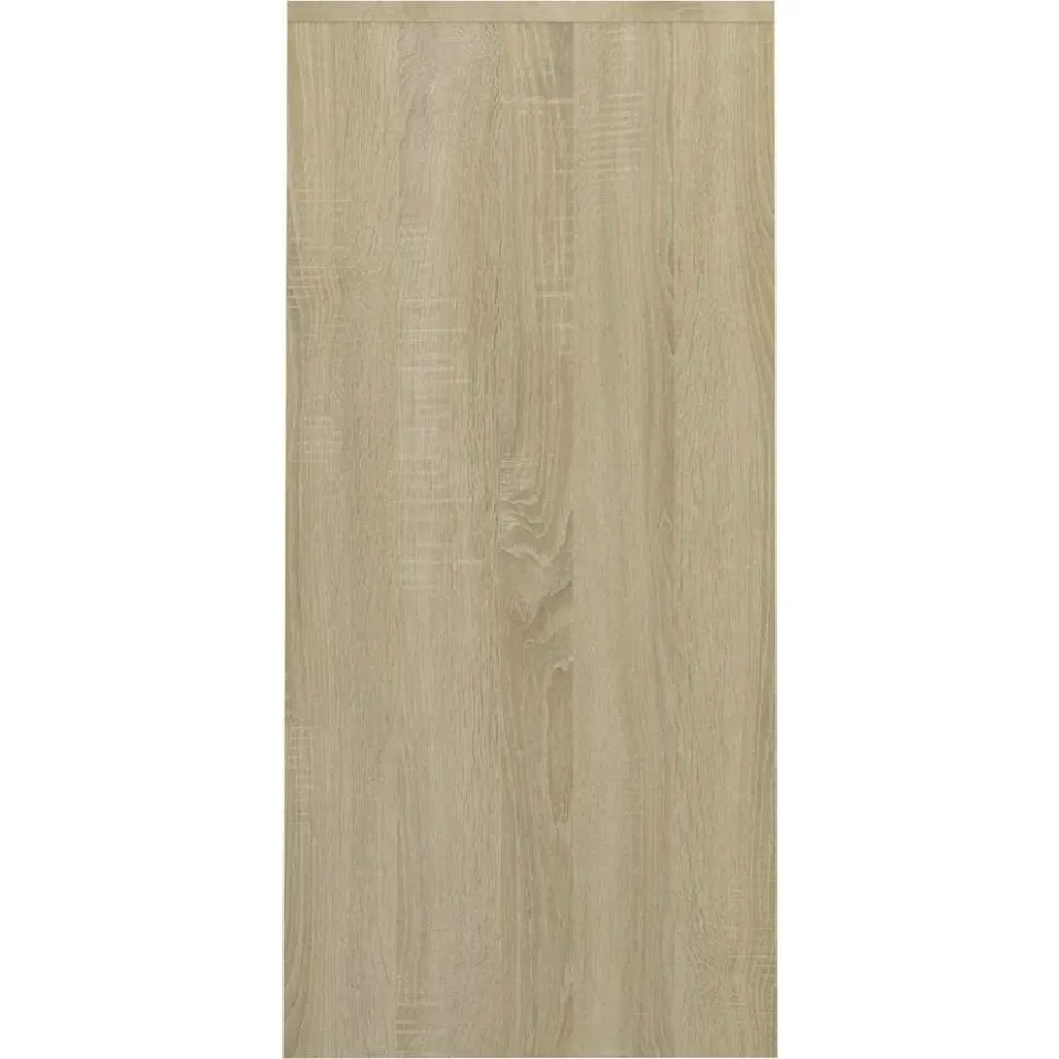 vidaXL Bureau 102,5x35x75 cm bewerkt hout sonoma eikenkleurig, foto 4