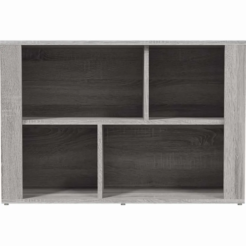 vidaXL Dressoir 80x30x54 cm bewerkt hout grijs sonoma eikenkleurig, foto 3