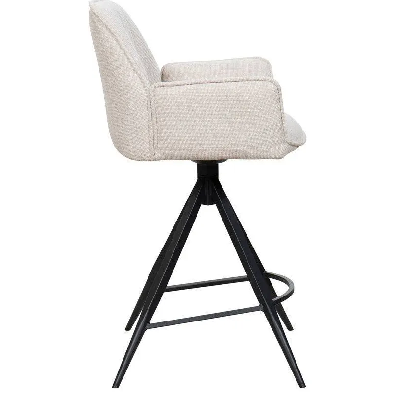 Giga Meubel Noa barstoel draaibaar beige, foto 3