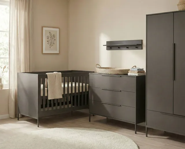 Born Lucky Meegroei Babykamer Lissabon Chocolate 3-Delig, foto 2