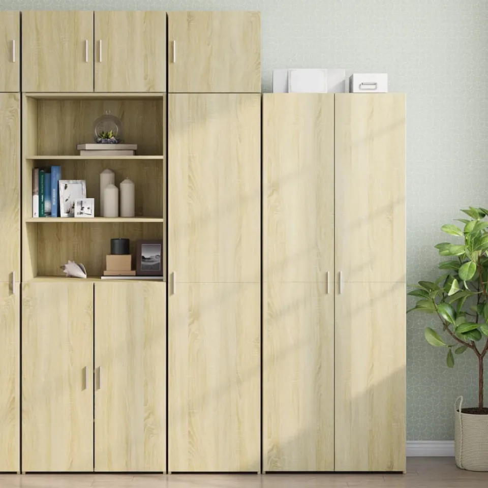 vidaXL Wandkast 45x42,5x40 cm bewerkt hout sonoma eikenkleurig, foto 2