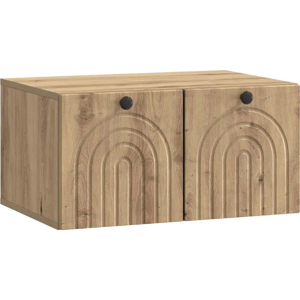 vidaXL Wandbeugel TV-kast 59,5 x 41 x 30 cm Artisanaal eiken, foto 3