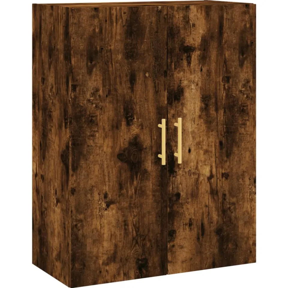 vidaXL Wandkast 69,5x34x90 cm gerookt eikenkleurig Bruin