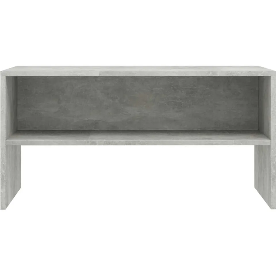 vidaXL Tv-meubel 80x40x40 cm bewerkt hout betongrijs grijs, foto 3