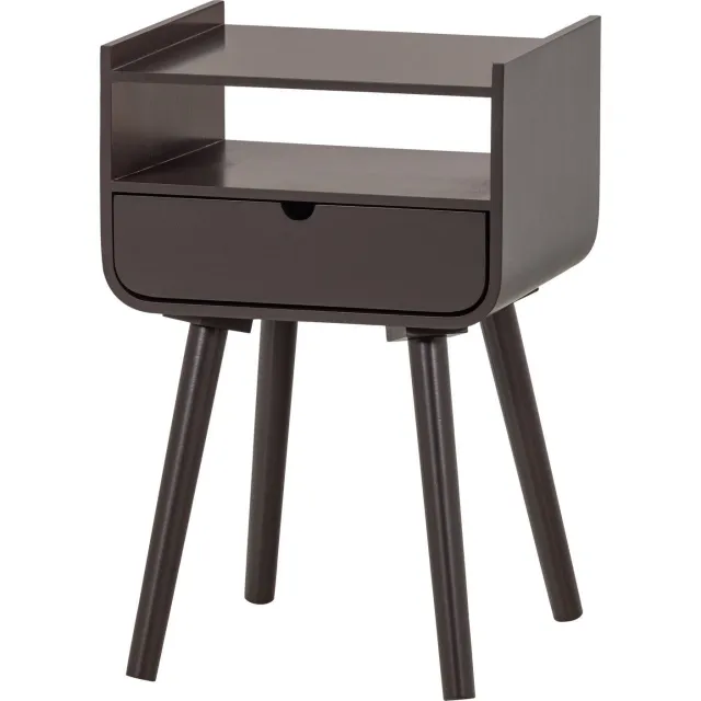 WOOOD Nils nachtkastje bruin dark brown