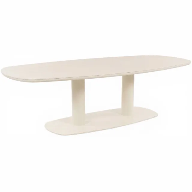 Apple Bee Melville Tuintafel Oyster – 280x110 cm – Ovale Voet – 10 Pers.