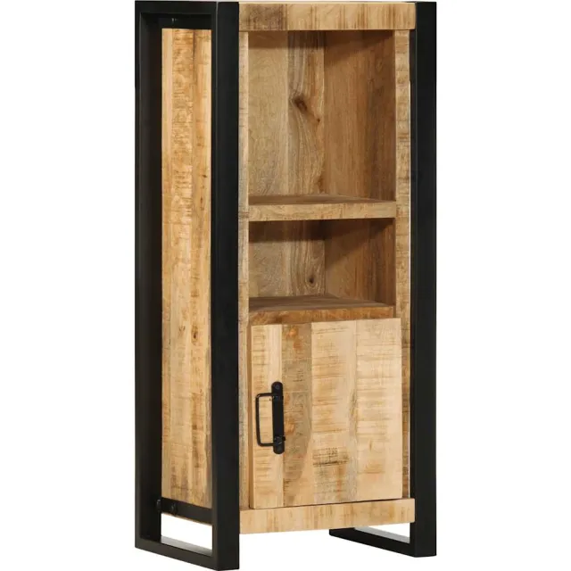 vidaXL Badkamerkast 40x30x90 cm massief ruw mangohout Bruin