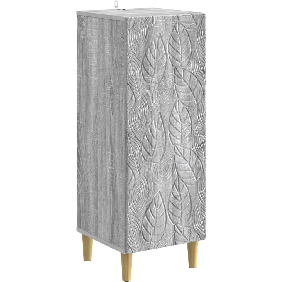vidaXL Dressoir Grijs Sonoma 33 x 34,5 x 90 cm Bewerkt hout, foto 3