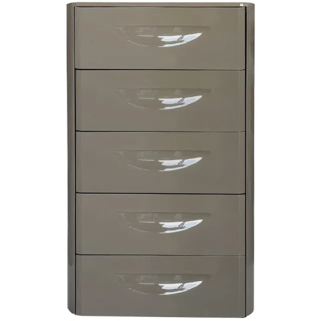 DÉJA Living Ladekast Setra - Kaki Groen Glossy MDF - 60x41x105cm