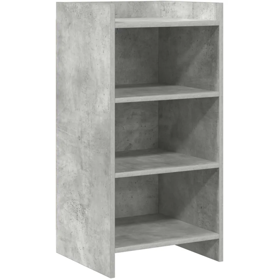 vidaXL Dressoir Betongrijs 40 x 36 x 80 cm Bewerkt hout grijs, foto 3