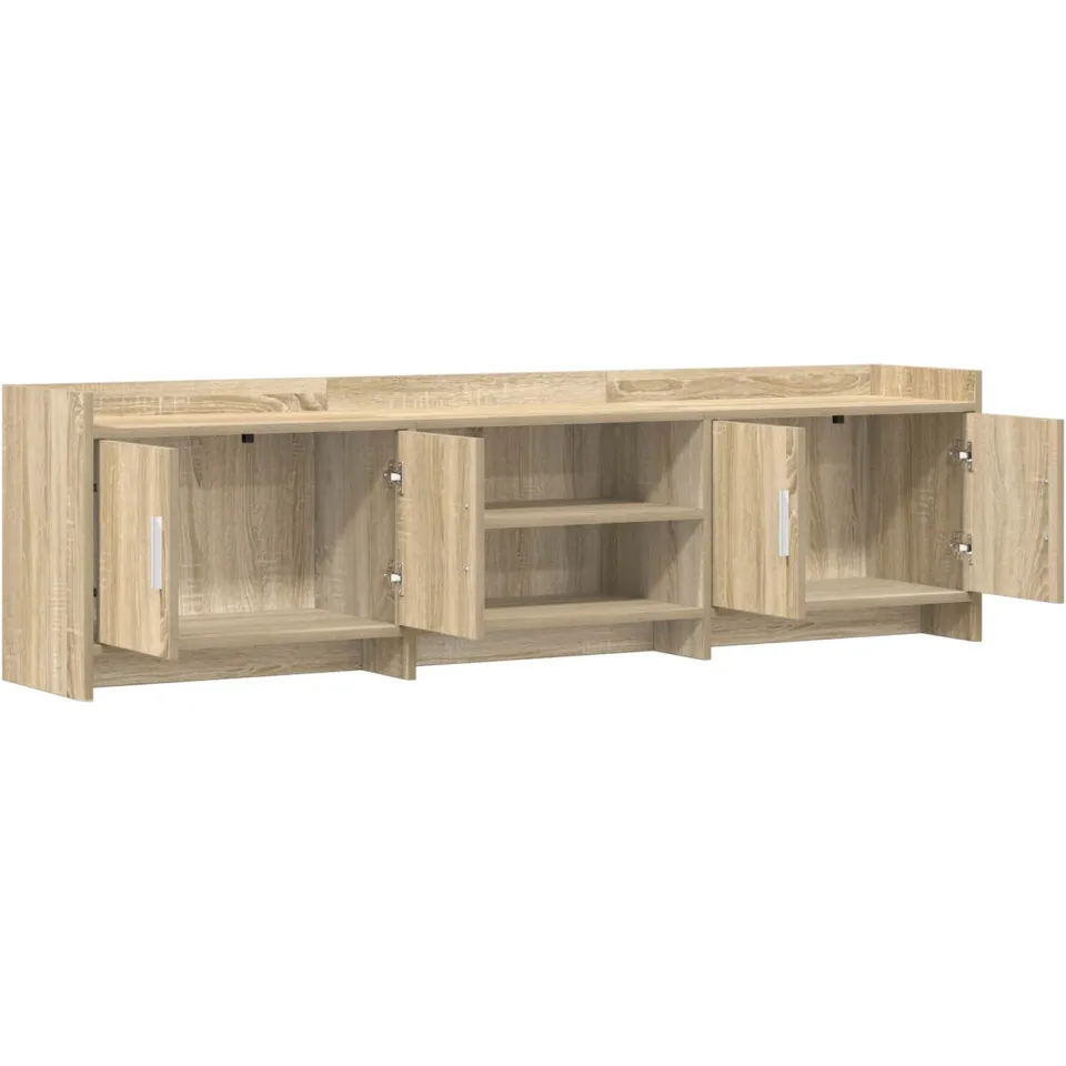 vidaXL TV-kast 168 x 33 x 47 cm Sonoma Eiken Bewerkt hout, foto 4