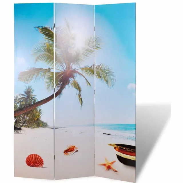 vidaXL Kamerscherm inklapbaar strand 120x170 cm Meerkleurig
