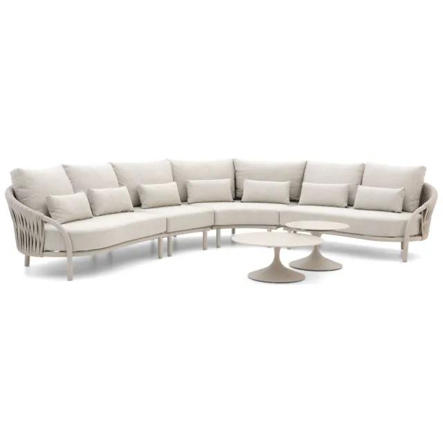 Suns Feroli/Nova hoek loungeset 6-delig taupe, foto 2