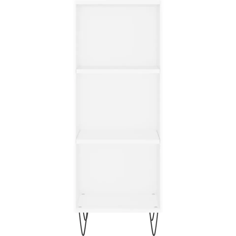 vidaXL Dressoir 34,5x32,5x90 cm bewerkt hout wit, foto 3