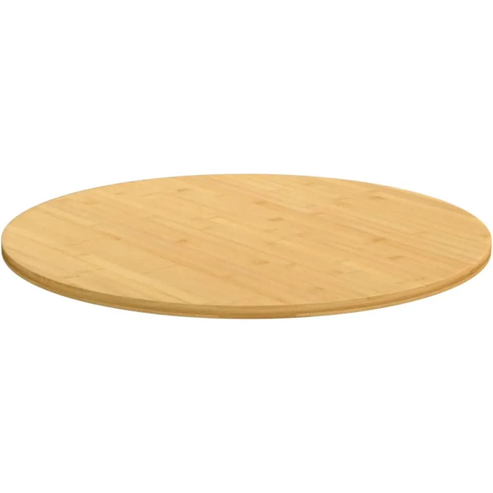 vidaXL Tafelblad Ø 60x1,5 cm bamboe bruin, foto 2