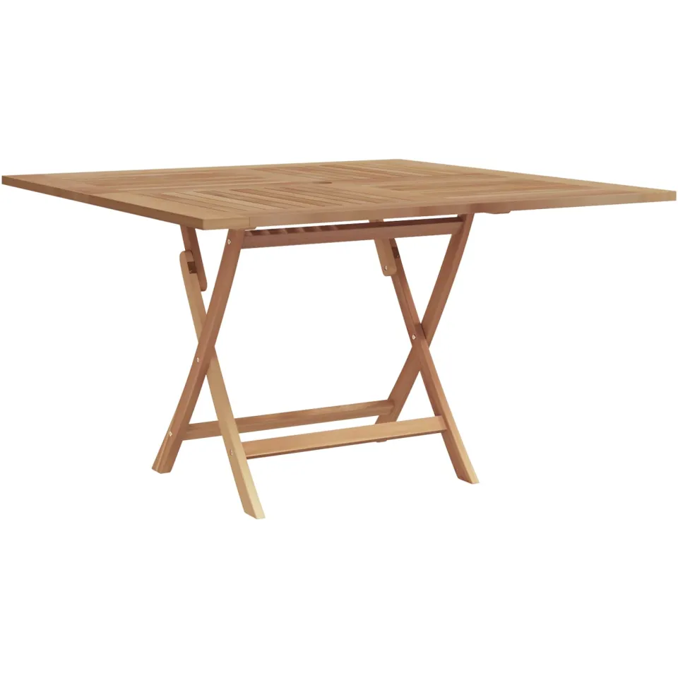 vidaXL Tuin eettafelset Bruin Massief Teak Hout, foto 3