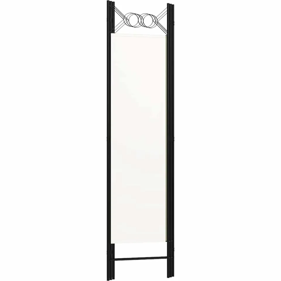 vidaXL Kamerscherm met 3 panelen 120x180 cm wit, foto 3