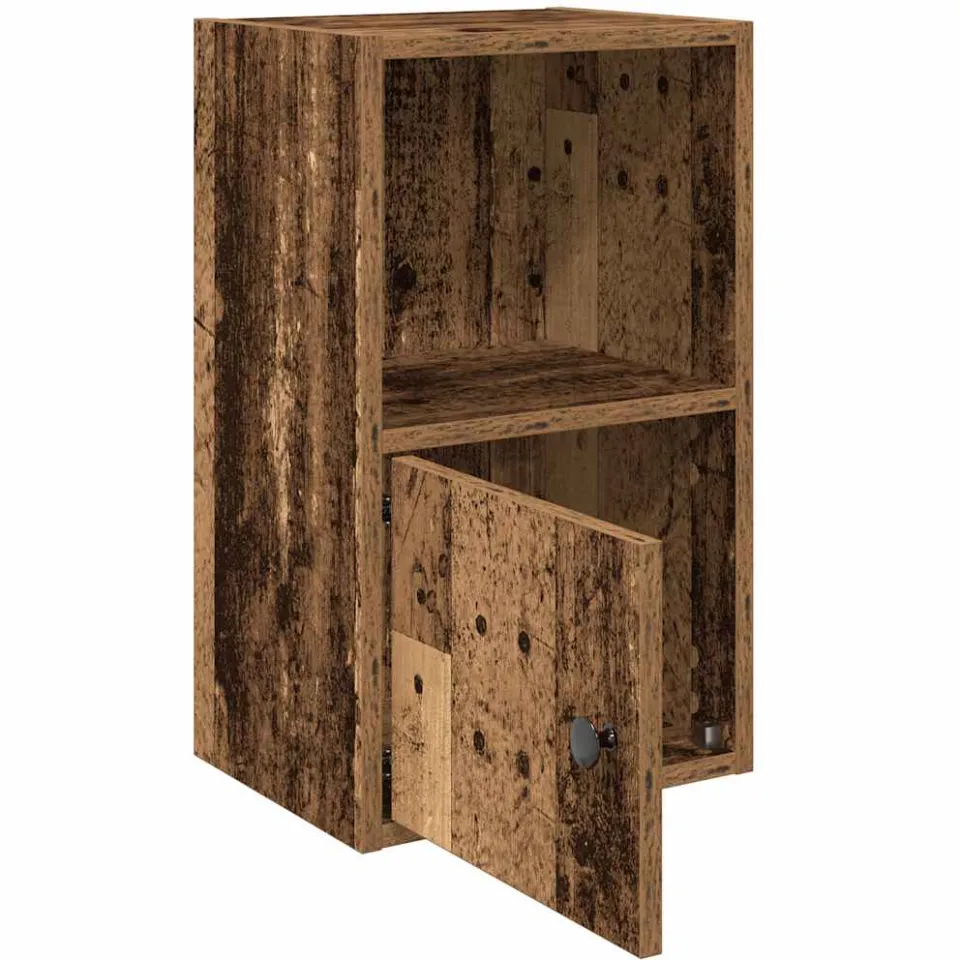 vidaXL Boekenkast 31x24x52 cm bewerkt hout oud houtkleurig bruin, foto 4