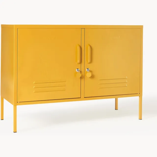 Mustard Made Metalen dressoir The Lowdown Geel