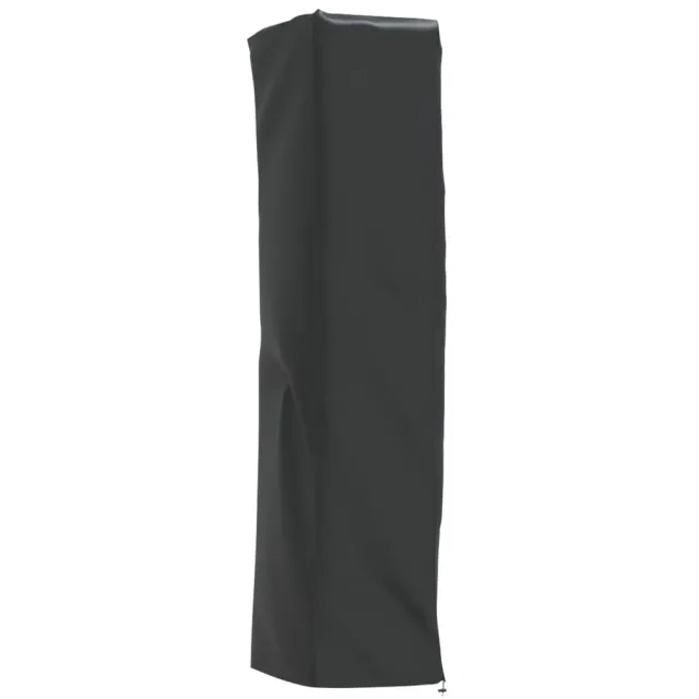 vidaXL Heaterhoes piramidevormig 58x58x228 cm 420D oxford stof zwart