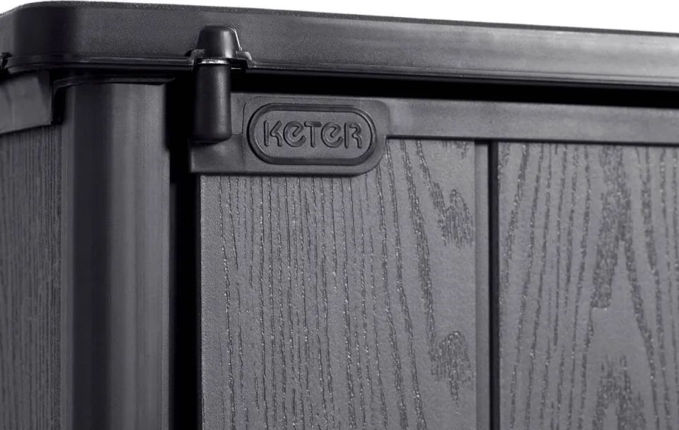 Keter Cortina Alto Tuinkast - 140x73,6x170,4 cm - Grijs, foto 6