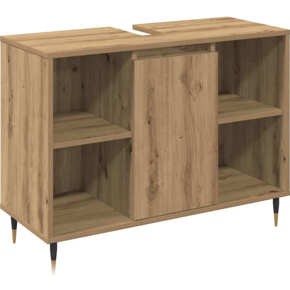 vidaXL Badkamermeubelset 3 st Artisan Eiken 30 x 30 x 180 cm, foto 3