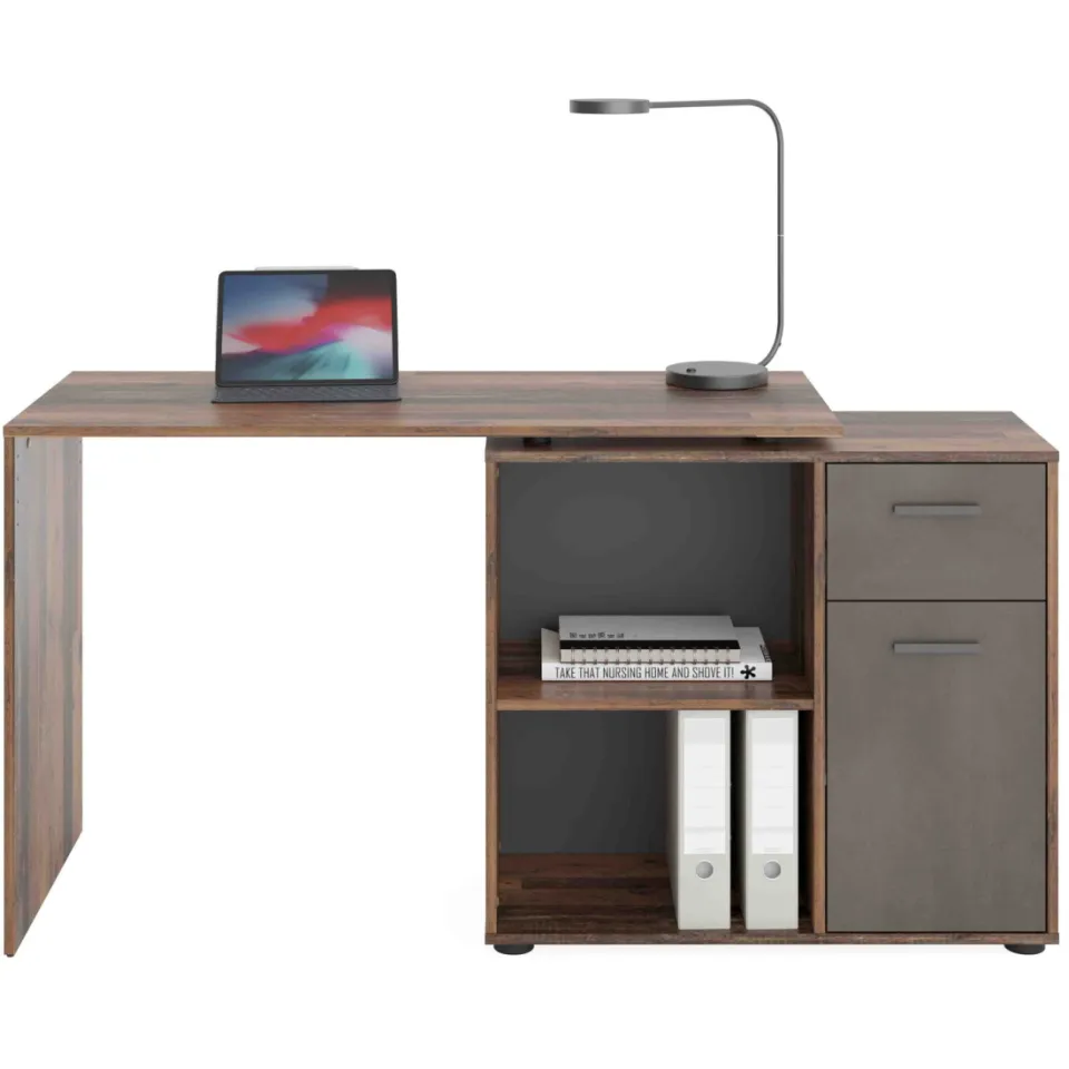 Bureau Atlas Vintage bruin, foto 4