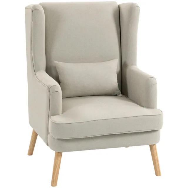 GranMaison Relaxfauteuil - Relaxzetel - Relaxstoel - Fauteuil - Stoel - Met armleuning - Voor één Persoon - Beige