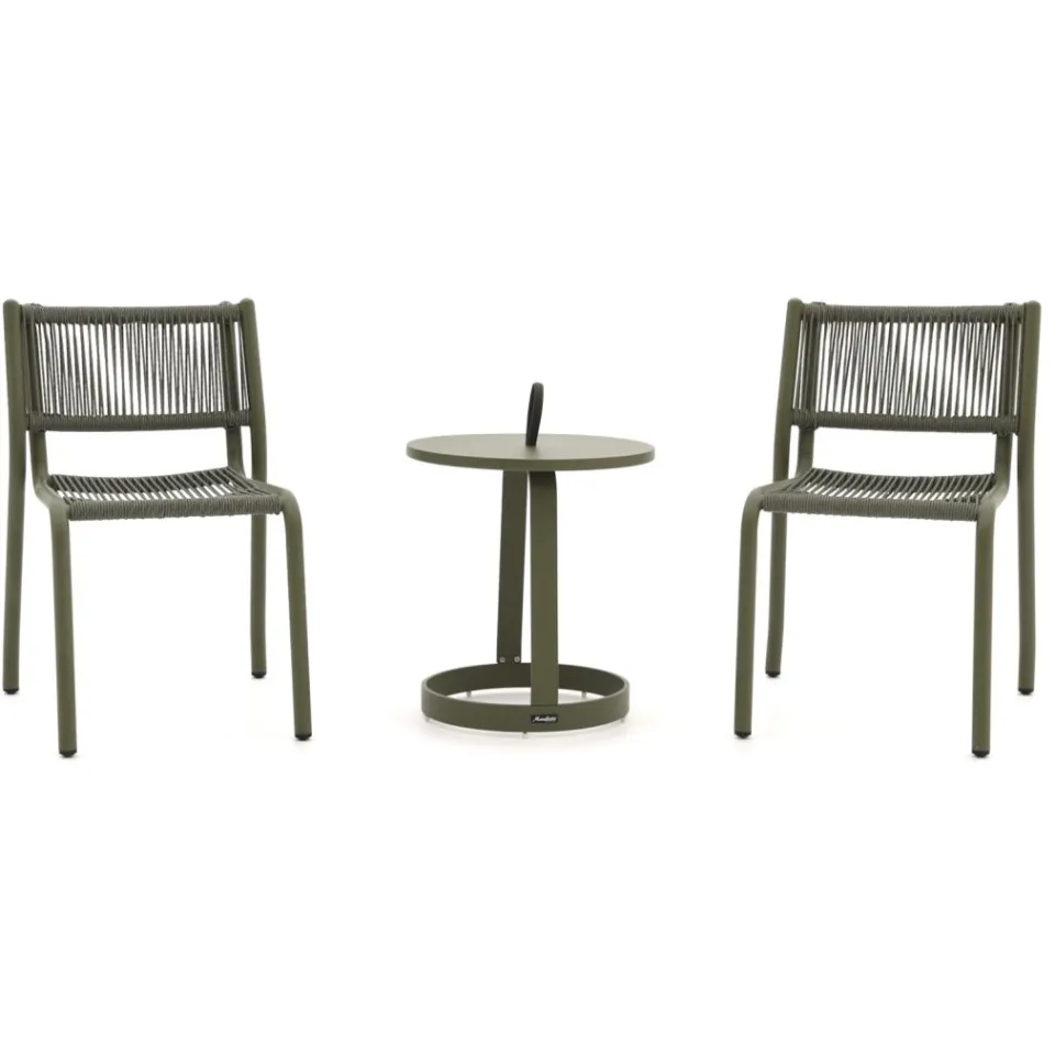 Manifesto Furniture Manifesto Misurina/Salemi balkonset 3-delig stapelbaar groen, foto 4