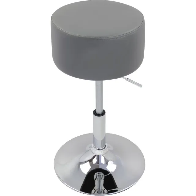 Saphly Barkrukken Set 67cm Grijs - Verstelbaar, Ergonomisch en Met rugleuning - Voor Eetkamer, Keuken en Woonkamer